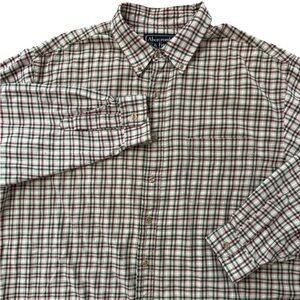 Vintage Abercrombie & Fitch Men’s XL Flannel Wool Blend Button‎ Down Multicolor